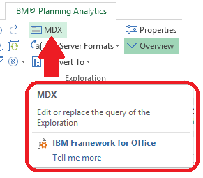 MDX in IBM Planning Analytics