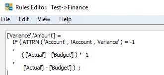 Learn how to calculate variances in IBM Cognos TM1