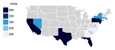 Use IBM Planning Analytics Workspace to display data in a map.