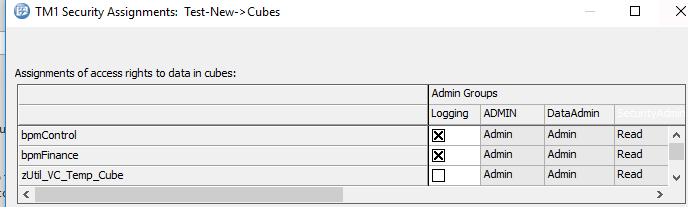 Learn how to ensure cube logging is reset in TM1