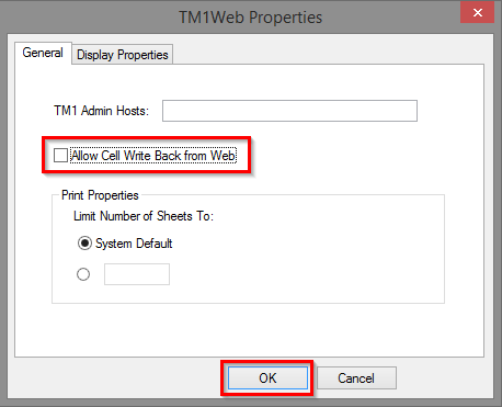 Learn how to prevent data entry in TM1 Websheets