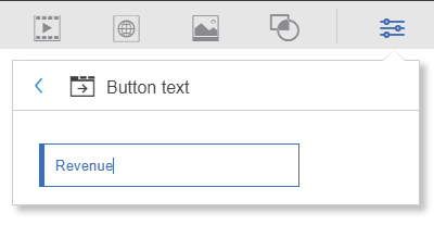 Creating buttons in IBM Planning Analytics Workspace