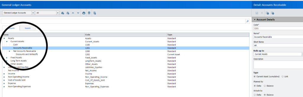 Working with General Ledger Root Accounts in Adaptive Insights