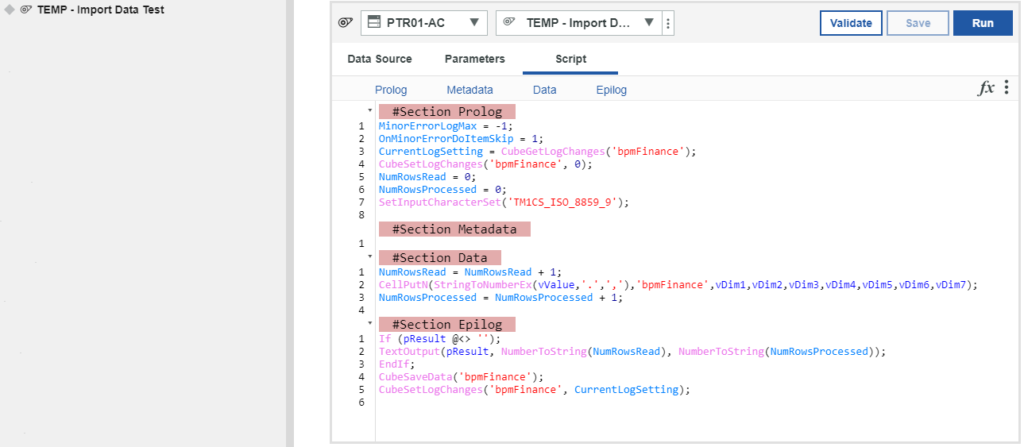 IBM Planning Analytics Tricks: The Data Load Process