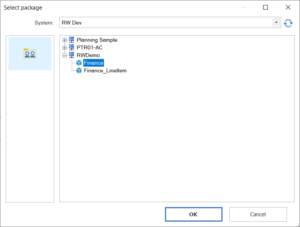 Learn how to change connection used by quick reports in IBM Planning Analytics