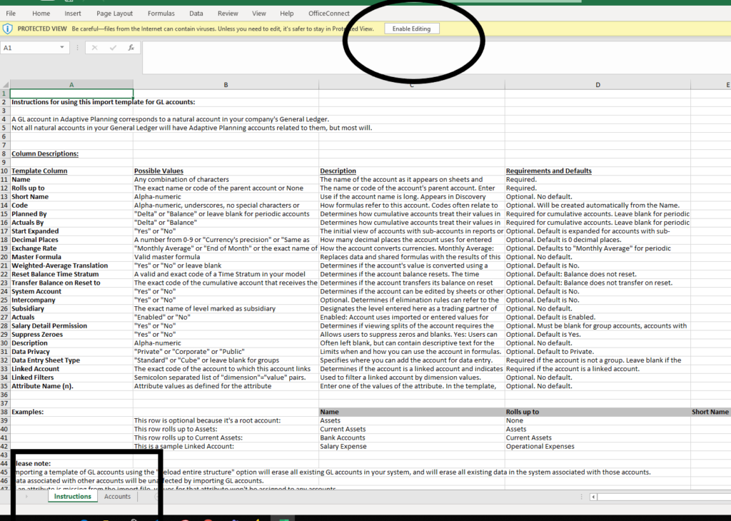 How to use templates in Adaptive Insights