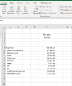 Understand the expand collapse feature in Workday Adaptive Planning OfficeConnect