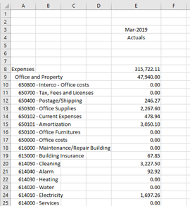 Workday Adaptive Planning Tips - Expand Collapse Feature in OfficeConnect