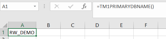 IBM Planning Analytics Tips & Tricks: TM1PRIMARYDBNAME