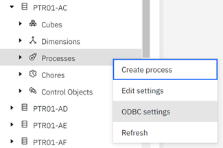 IBM Planning Analytics: Updating ODBC Connections for Multiple Processes