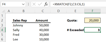 Excel's XMATCH Function