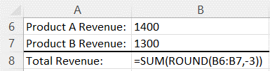 Learn how to correctly sum rounded numbers in Excel