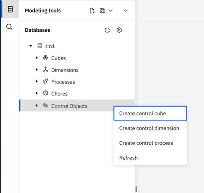 IBM Planning Analytics Tips & Tricks: Creating Control Objects from the Modeling Workbench