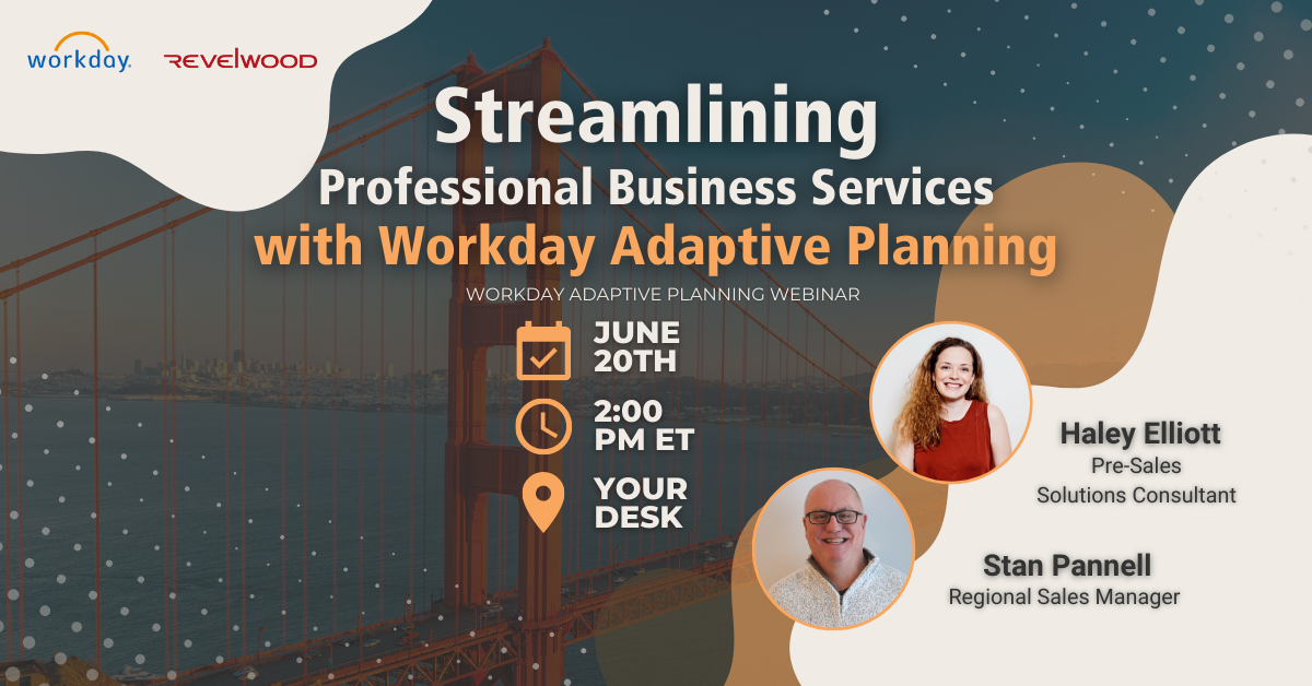 Streamlining Professional Business Services with Workday Adaptive Planning