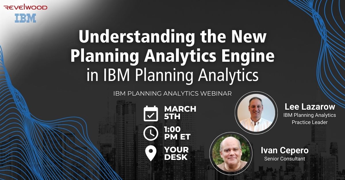 IBM Planning Analytics Webinar - 3/5/24