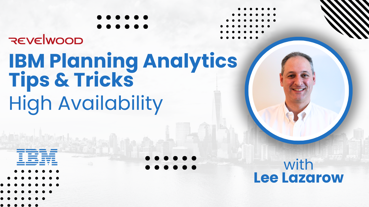 High Availability
in IBM Planning Analytics